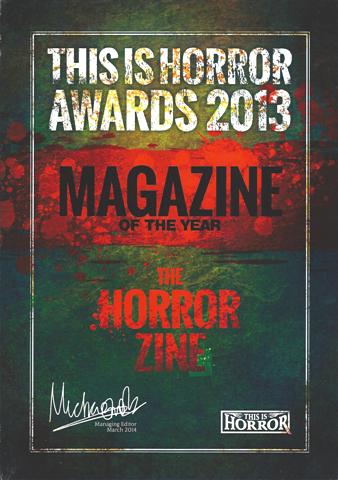 This is Horror Award The Horror Zine
